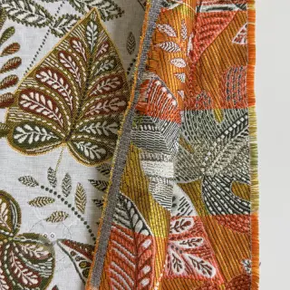 Dekostoff jacquard Euphoria blanc kaki