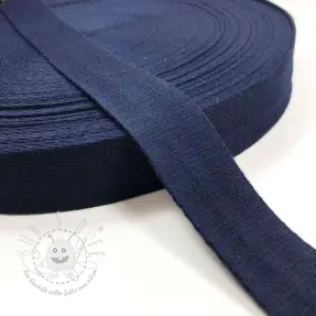 Gurtband Baumwolle 4 cm dark blue