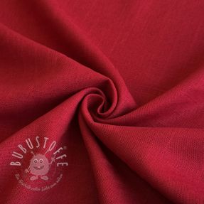 Viskosestoff leinen PREMIUM dark red