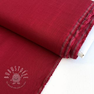 Viskosestoff leinen PREMIUM dark red