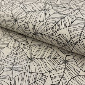 Dekostoff Linenlook Bush Leaf