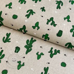Dekostoff Linenlook Cactus