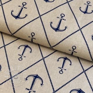 Dekostoff Linenlook Anchor Hope Icon