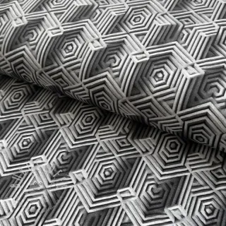 Jersey VISCOSE Structure grey digital print