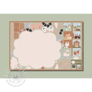 Baumwollstoff Farm playmat PANEL digital print