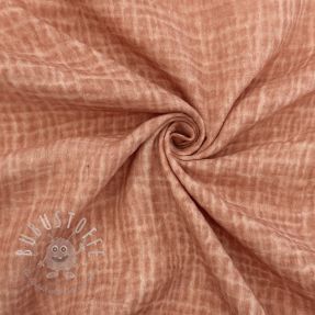 Double gauze/musselin Vintage brick