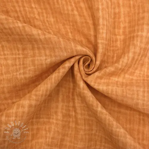 Double gauze/musselin Vintage orange