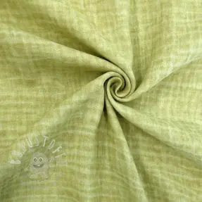 Double gauze/musselin Vintage lime