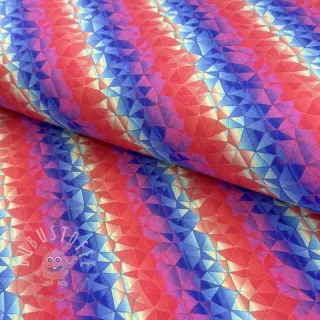 Jersey Kaleido rainbow dark digital print