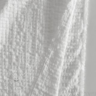 Baumwollstoff STRETCH Baby white
