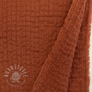 Baumwollstoff STRETCH Baby rust