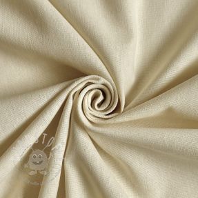 Baumwollstoff mit Leinen PREMIUM ecru