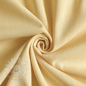 Baumwollstoff mit Leinen PREMIUM light yellow
