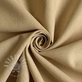 Baumwollstoff mit Leinen PREMIUM sand