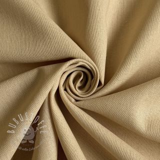 Baumwollstoff mit Leinen PREMIUM sand