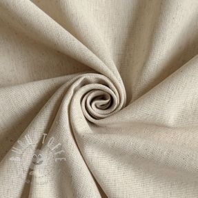 Baumwollstoff mit Leinen PREMIUM light sand