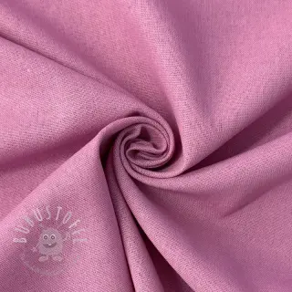 Baumwollstoff mit Leinen PREMIUM dawn pink