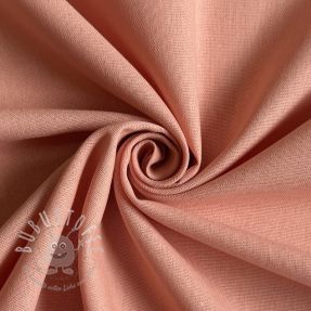 Baumwollstoff mit Leinen PREMIUM salmon