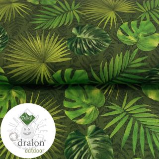 Outdoor Dekostoff mit Teflon-Finish LEAVES AMAZON