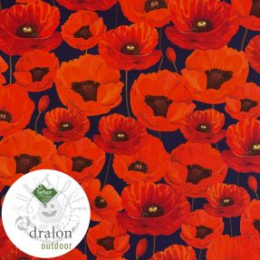 Outdoor Dekostoff mit Teflon-Finish POPPY GARDEN