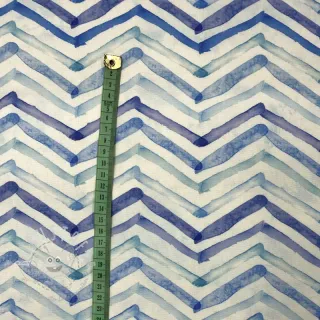 Outdoor Dekostoff mit Teflon-Finish WATERCOLOUR ZIGZAG