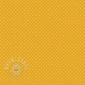 Baumwollstoff Petit dots yellow
