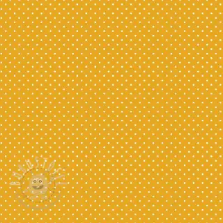 Baumwollstoff Petit dots yellow
