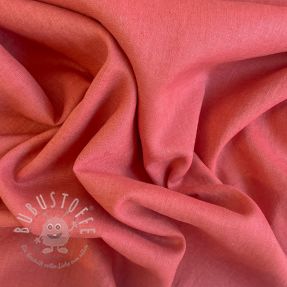 Leinenstoff gewaschen 170 g rose pink 2.Klasse