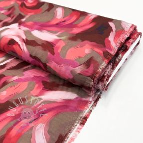 Viskosestoff Aster design D digital print