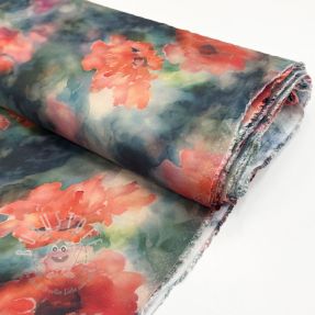 Viskosestoff Lina design B digital print