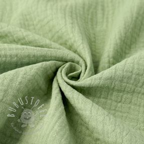 Double gauze/musselin UNI 150 basil