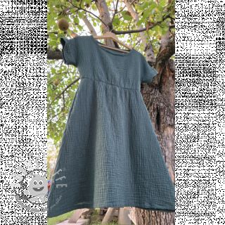 Double gauze/musselin old green