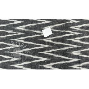 Baumwollstoff IKAT grey design A 2.Klasse