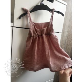 Viskosestoff leinen CRINCLE old blush