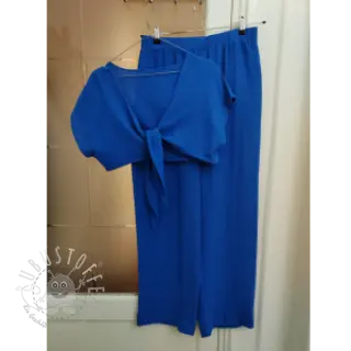 Double gauze/musselin cobalt
