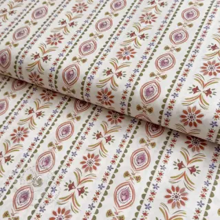 Baumwollstoff Motif stripe off white digital print