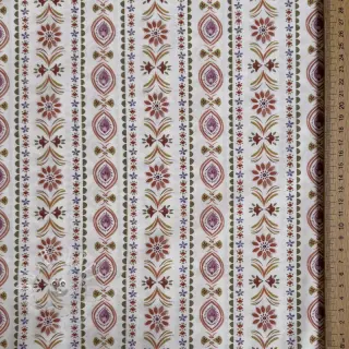 Baumwollstoff Motif stripe off white digital print