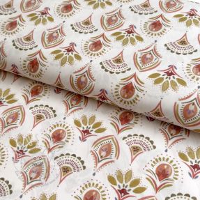 Baumwollstoff Motif off white digital print