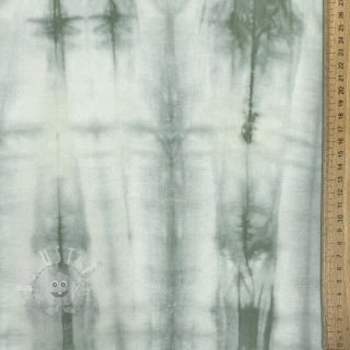 Baumwollstoff HAND TIE DYE dark old green