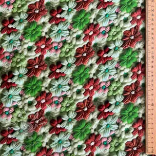 Viskosestoff RAYON POPLIN Knitted design E digital print