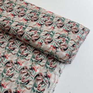 Viskosestoff RAYON POPLIN Diverse graphics design E digital print