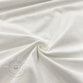 Jersey baumwoll off white