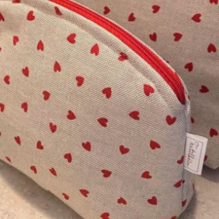 Dekostoff Linenlook Little love heart