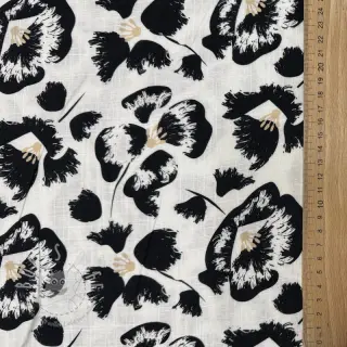 Viskosestoff leinen Cayena design A digital print