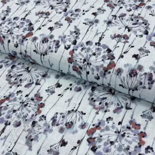 Viskosestoff leinen Agapanthus design B digital print
