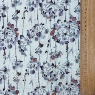 Viskosestoff leinen Agapanthus design B digital print
