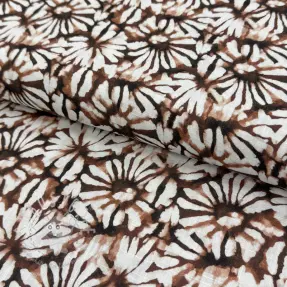 Viskosestoff leinen Dandelions digital print