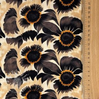 Viskosestoff leinen Sunlower design A digital print