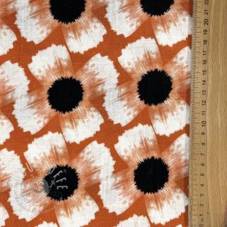 Viskosestoff leinen Waxflower design A digital print