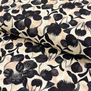 Viskosestoff leinen Lotus design B digital print